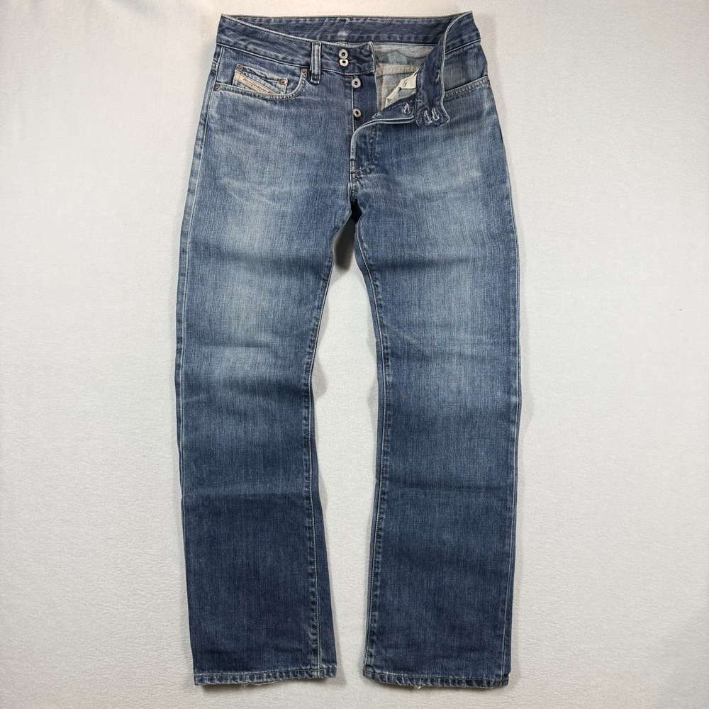 Diesel Jeans Mens 29x32 Rabox Straight Leg Made in Italy Button Fly‎